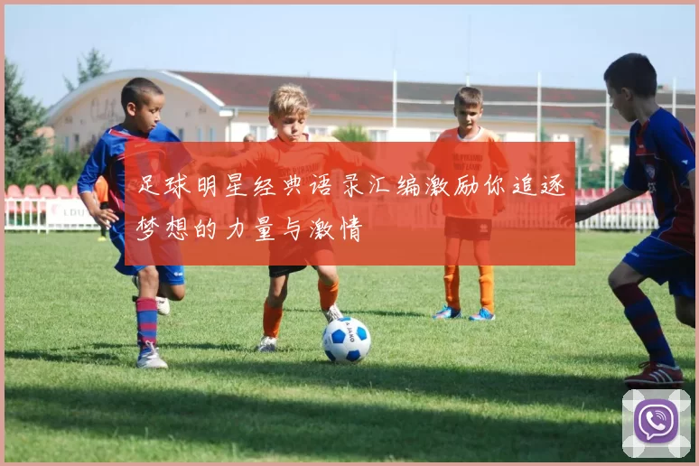 足球明星经典语录汇编激励你追逐梦想的力量与激情